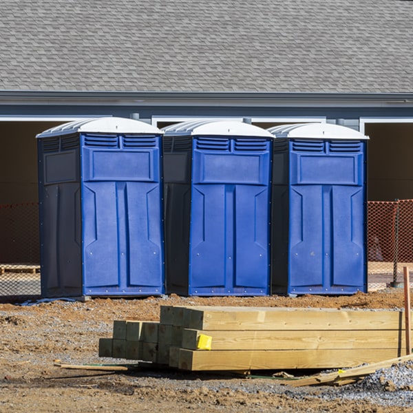 how do you dispose of waste after the porta potties have been emptied in Burlington